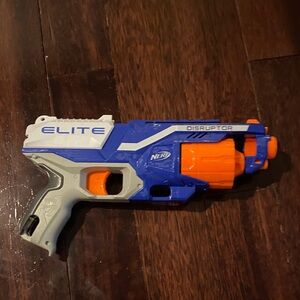 Nerf Elite Disruptor Blaster - Blue, Orange, and Gray